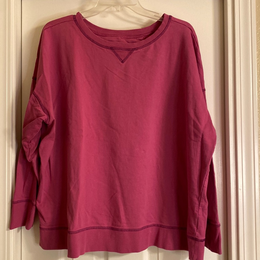 Seed to Style 2X Pink Organic Cotton Sweatshirt